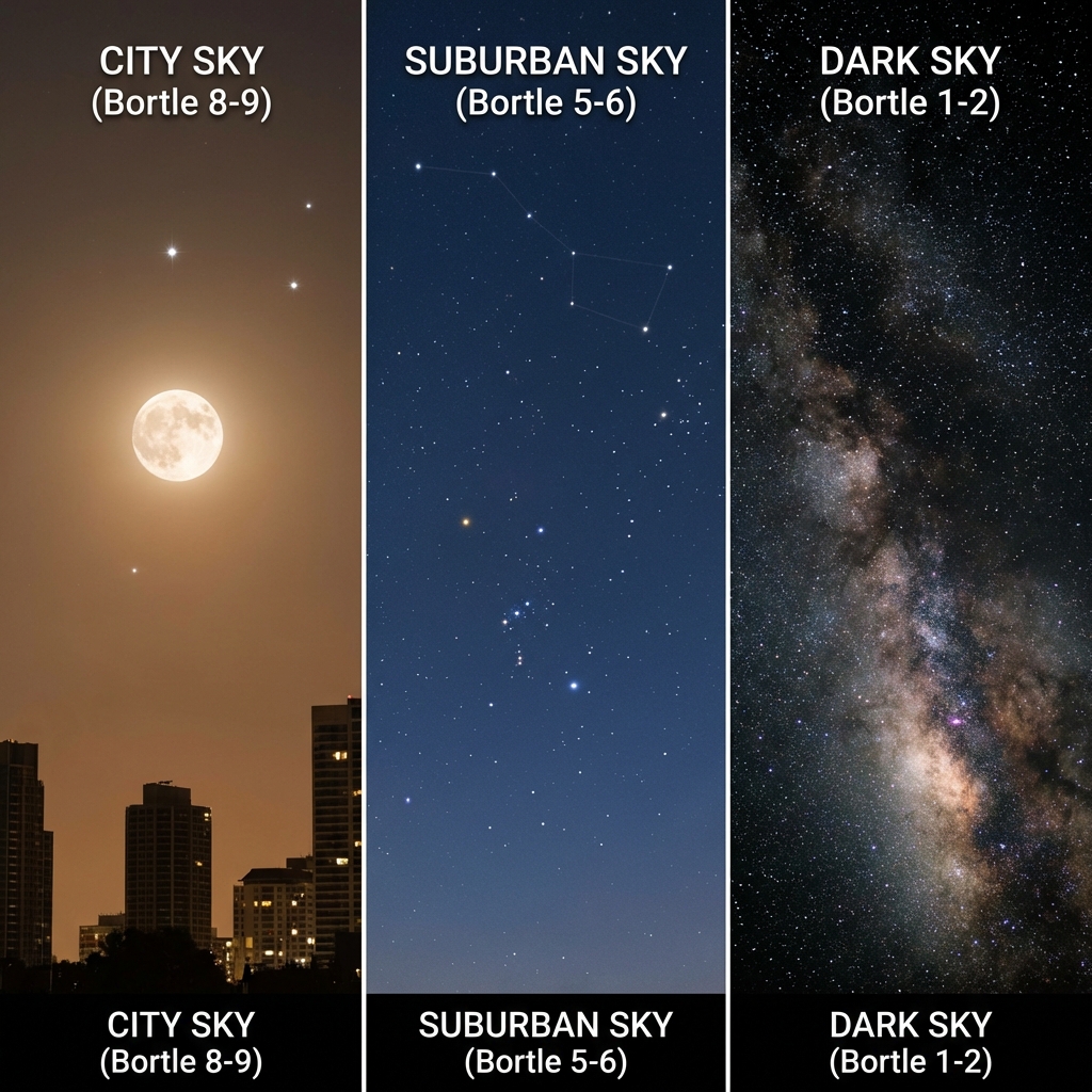 How to Read a Bortle Scale Map: Key to Dark Skies (2026)