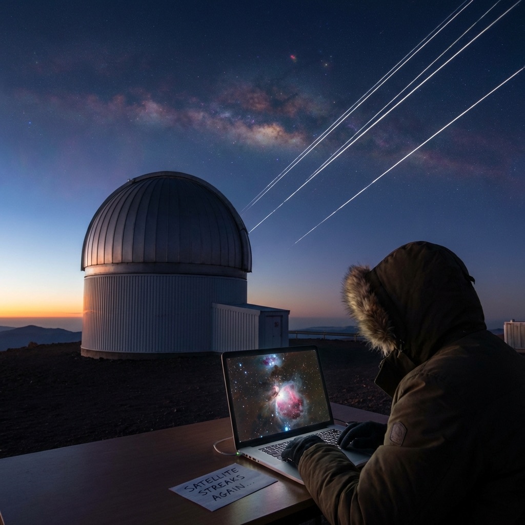 Managing Satellite Trails in Astrophotography